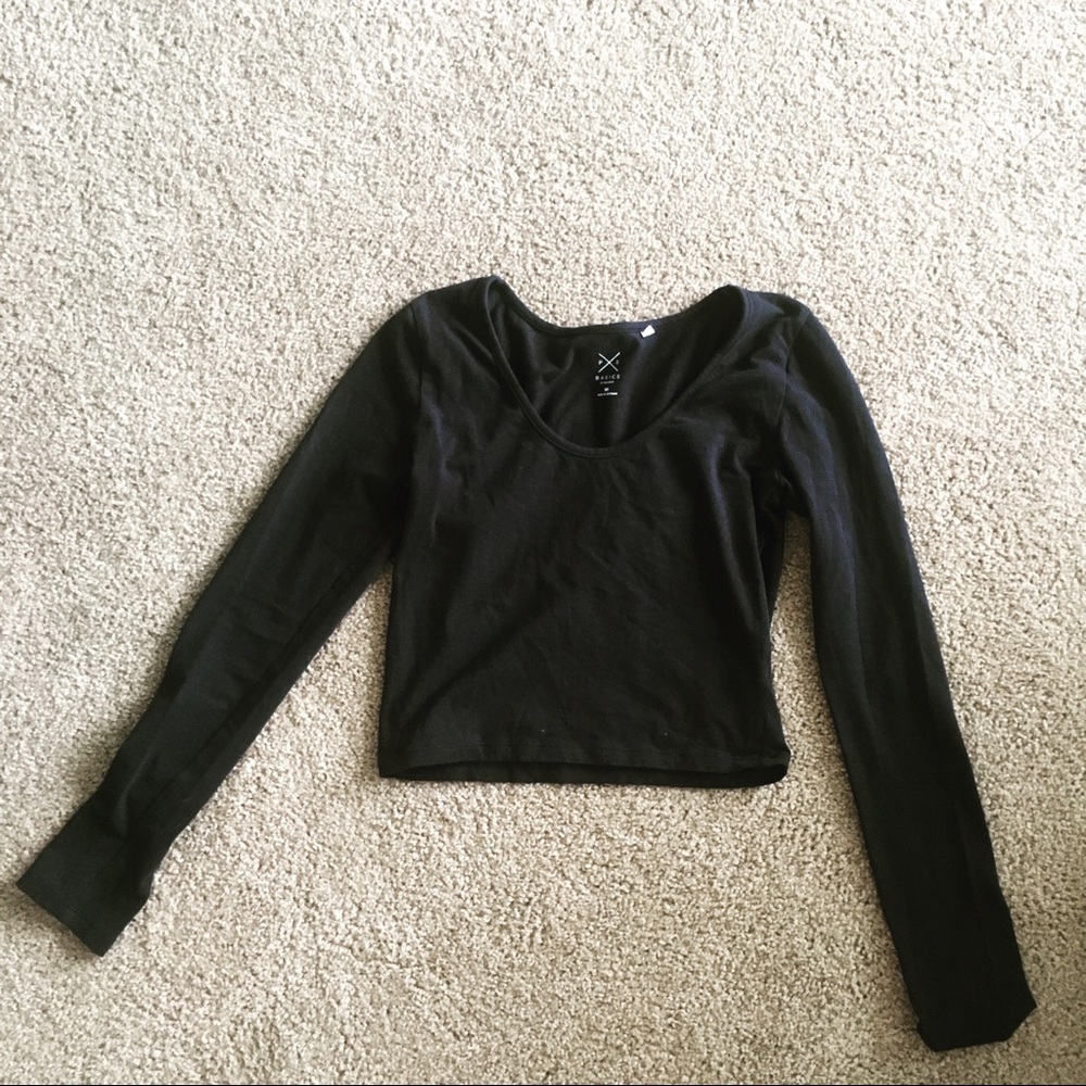 Crop top long sleeve